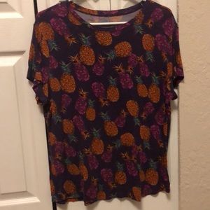 Purple pineapple shirt